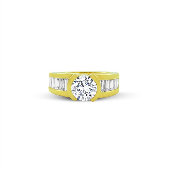 14k Yellow Gold Diamond Ring 